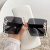 Y2k Luxury Glasses Effect Lady Heart Lenses Sunglasses for Women Driving Eyeglass Female  Sun Glasses Black Eyewear