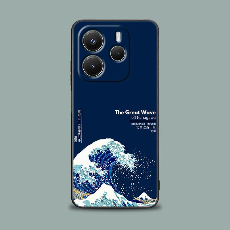 Phone Case for Xiaomi Redmi 15C 14C 12C 13C 4G Redmi Note 15 14 13 12 11 10 Pro Plus 12S Cover The Great Wave Katsushika Hokusai