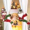 Snowman Christmas Curtain Ties Kawaii Cartoon Curtain Buckle  Fixed Curtain