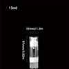 1Pc 15/30/50ml Plastic Epmty Vacuum Travel Clear Lotion Cosmetic Spray Refillable Bottle