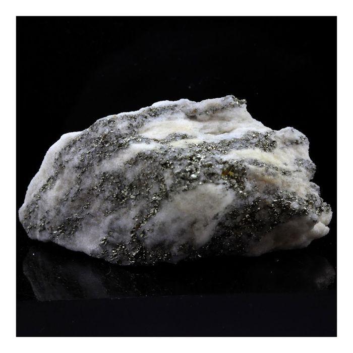 Pierres et Minéraux. Pyrite + Dolomite. 283.00 ct. Binntal, Suisse.