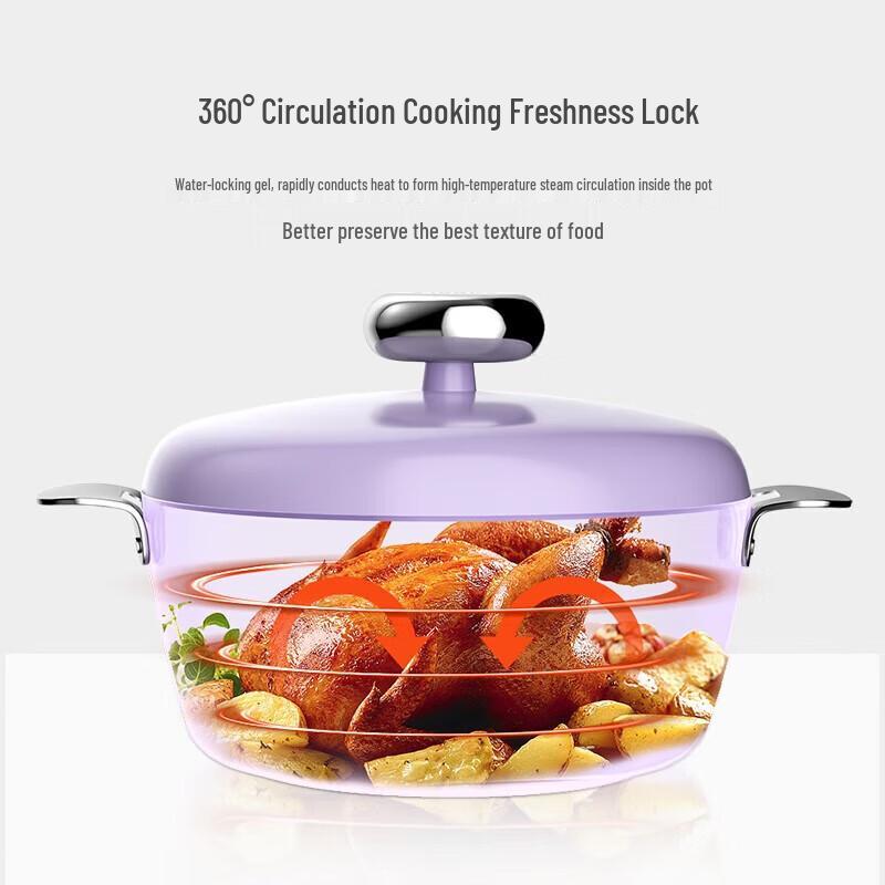 Wen Lun Shan Pebble Non-stick Stew Pot