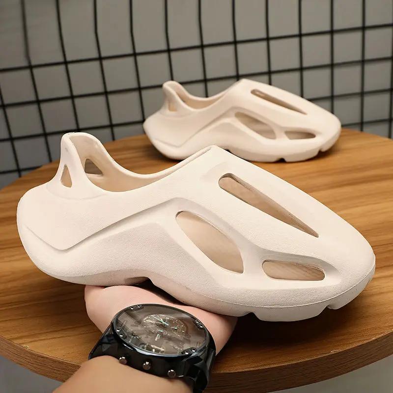Fashion Hollowing Male Shoe Couple Color Summer 2025 Number 41 Wholesale Clearance Sale Big Size New Fashion Luxury H Eva Men's Sandal