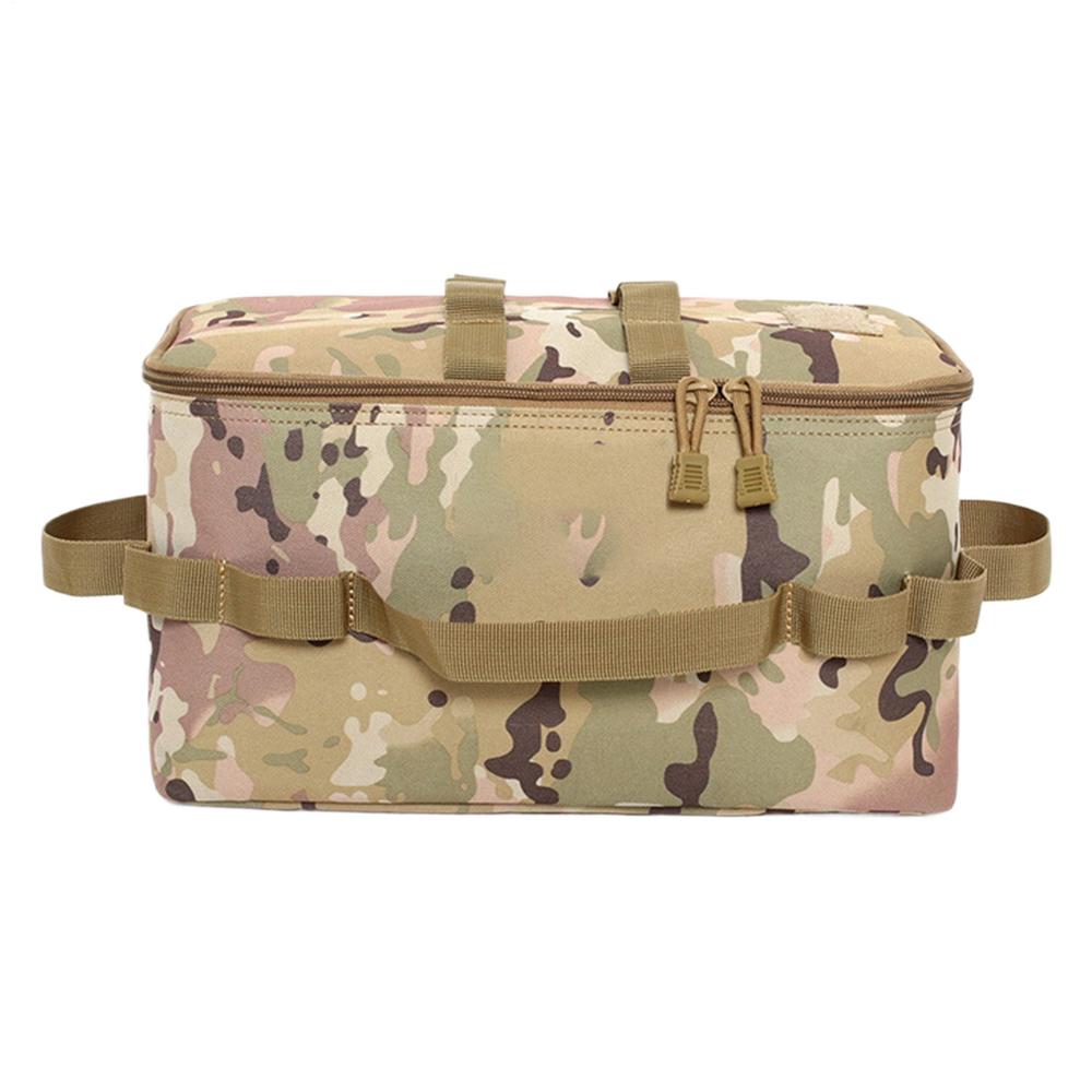 Camping Cooking Utensil Organizer Large Capacity Car Trunk Storage Bag Multifunctional Utility Camping Supplies