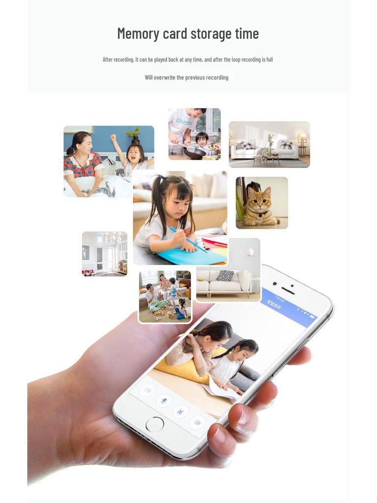 360° Panoramic HD WiFi Camera with Night Vision & Mobile Remote Monitoring