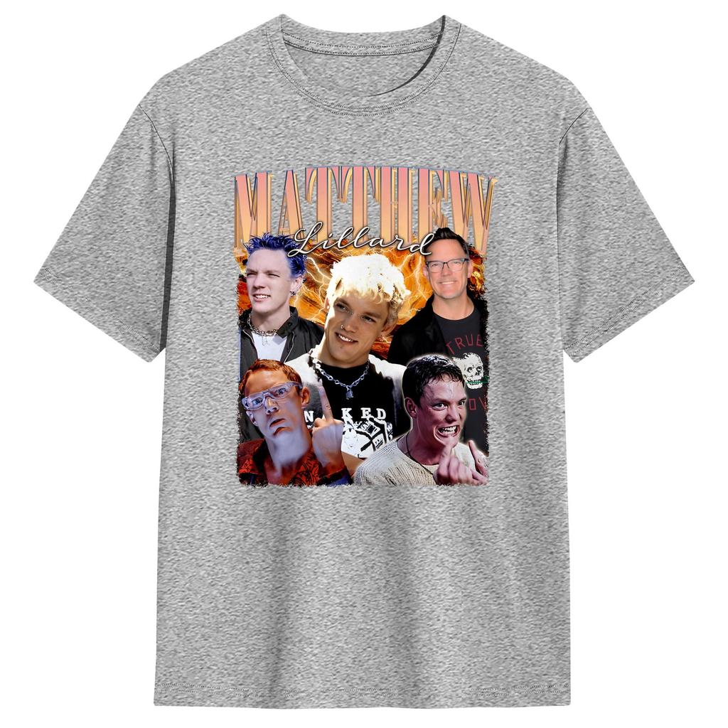 Matthew Lillard T Shirt Summer Pure Cotton TShirts For Unisex Pattern Tee Shirt Short Sleeve YK Funny Tees