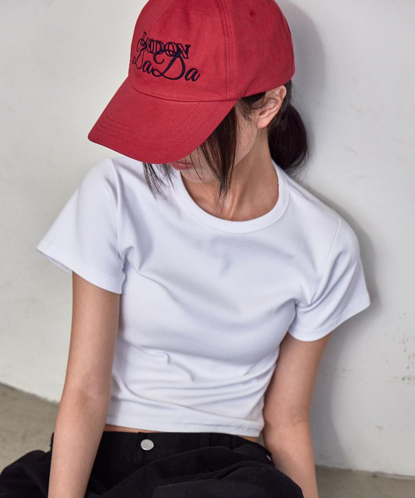 Leondeondada Dada Washed Cap, Red