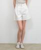 Wednesday Oasis For Woman Twill Short Bermuda Pants_Ivory(Wc25-Pt06)