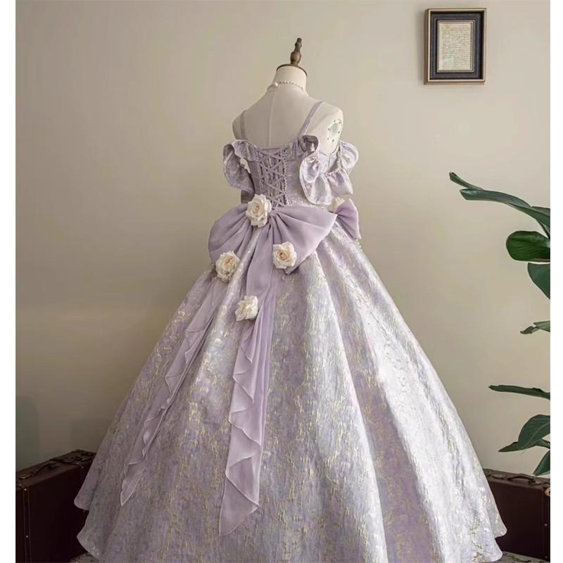 Rochie de seară Lolita Sens înalt Banchet Test de artă Performanță Fără mâneci Suspendor Talie înaltă Rochii de prințesă