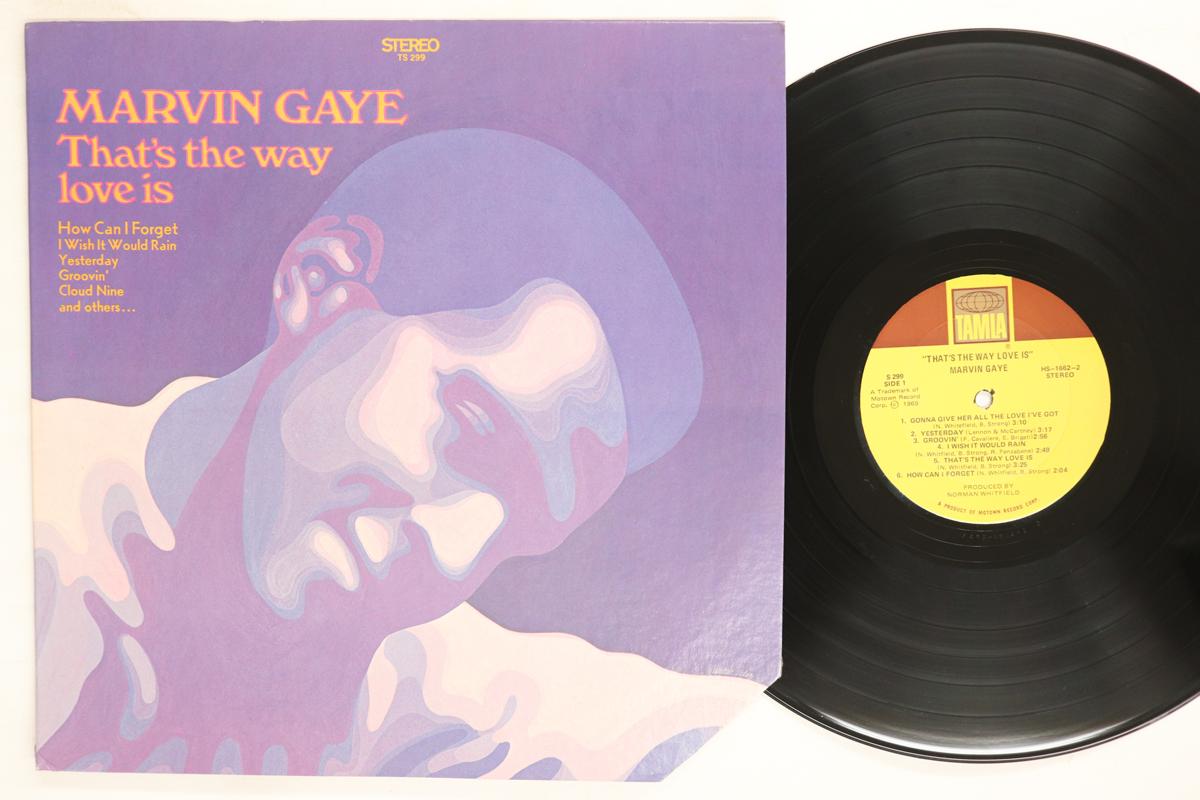LP Record MARVIN GAYE Thats The Way Love Is S299 TAMLA 1969 US SoulFunk Used