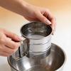 Stainless Steel Mesh Flour Sieve With Adjustable Handle For Home Baking And Food Preparation