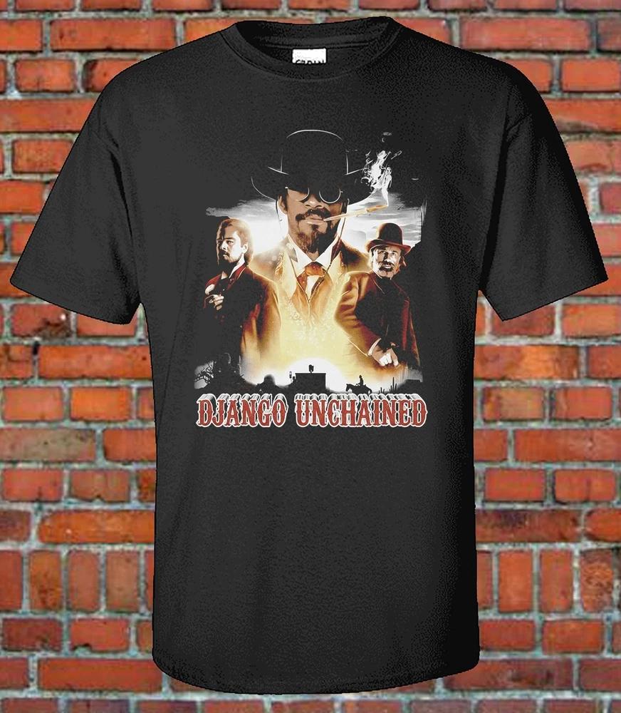 Retro Action Movie Unchained Graphic Tee  Vintage 90s Style Urban TShirt  BLK S