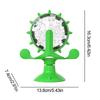 360° Wheel Interactive Pet Puzzle Feeder Toy Slow Feeder for Cats and Dogs with Strong Suction Cup