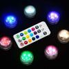 Colorful Remote Control Car LED Ambient Light 13 Colors Adhesive Wireless Lamp for Auto Roof Foot Atmosphere Car Light