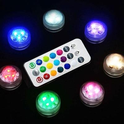 Colorful Remote Control Car LED Ambient Light 13 Colors Adhesive Wireless Lamp for Auto Roof Foot Atmosphere Car Light