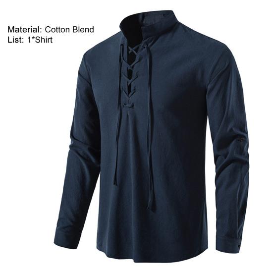 Men Shirt Thin Unfading Comfy Classic Pure Color Handsome Casual Yoga T-shirt for Office