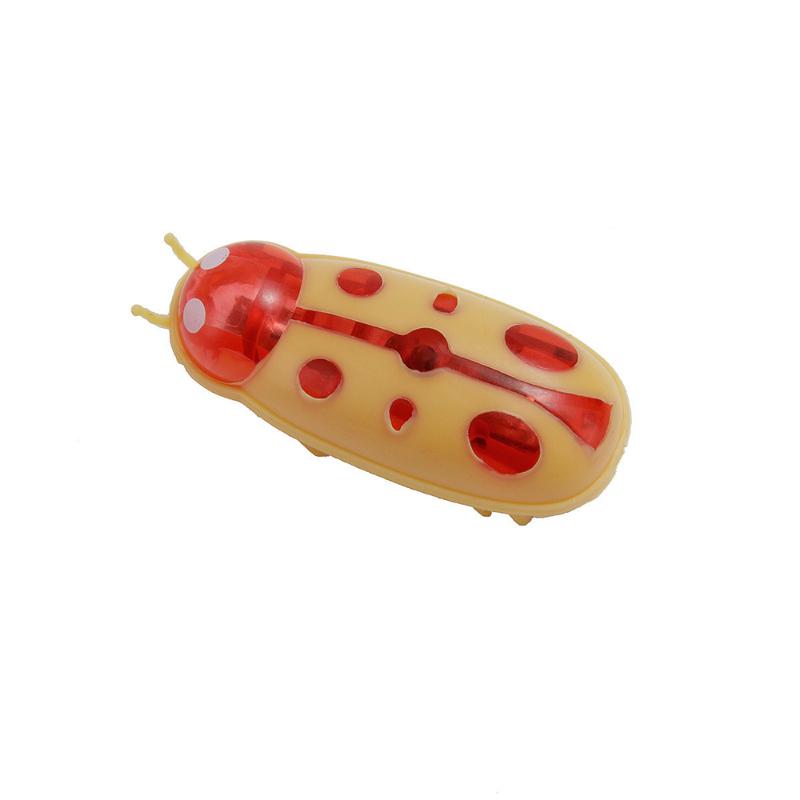 1PC Electric Bug Cat Toy Automatic Flip Battery Operated Pet Dog Beetle Playing Interactive Toy Interactive Cat Toy Pet Supplies