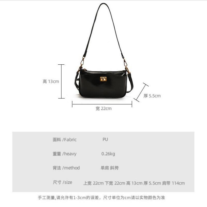 Trendy Underarm Bag Women's Spring New Fashion Casual Shoulder Bag High-end Sense Niche Oblique Span Women's Bag
