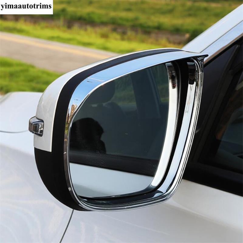 Rearview Mirror Rain Eyebrow / Window Wiper / Door Handle Bowl Cover Trim For Chery Tiggo 8 2018 -  ABS Chrome Accessories