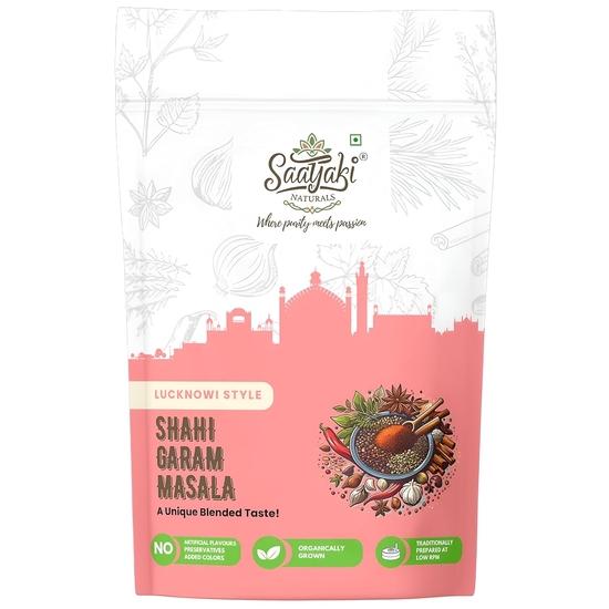 

Saatyaki Naturals Shahi Garam Masala -200gm| Authentic Indian Spice Blend of 15+ Spices | Perfect for Curries, Dal, Paneer, Sabzi, Biryani 200GM
