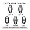 Leather Car Remote Key Case Cover Shell for Nissan Versa Maxima Altima Rogue Armada Sentra Murano for Infiniti FX35 QX60