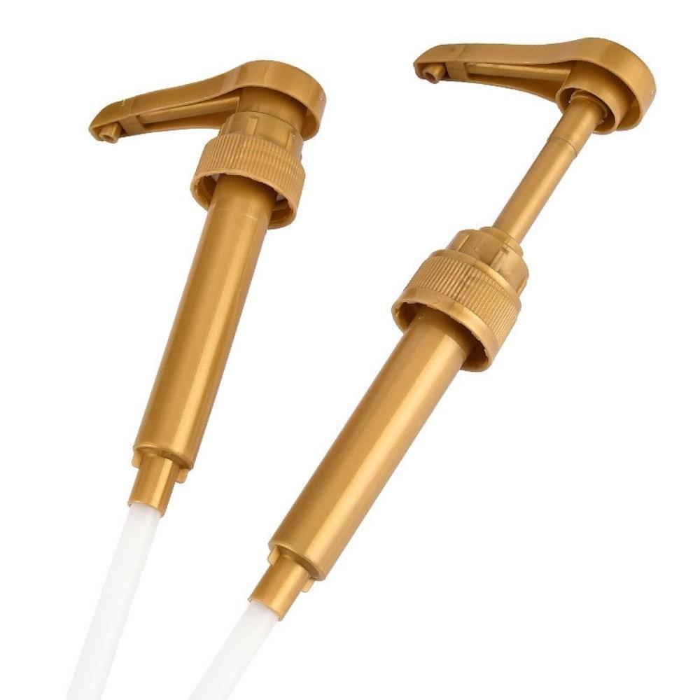 5pcs 10cc Syrup Pump Food-grade PP Quantitative Hand-press Bottle Pump Condiment Dispensing DIY Liquid Pump Dispenser Cafe