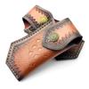 DIY Zubehör Werkzeugteile Rindsleder Tragbarer Messerhalter Scheide Outdoor Camping Lederetui für Klappmesser