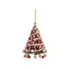 Holiday Room Accent Ornament in Acrylic, Christmas Tree Theme, 3.14 In with Loop for Home, Wreath, and Shelf Use