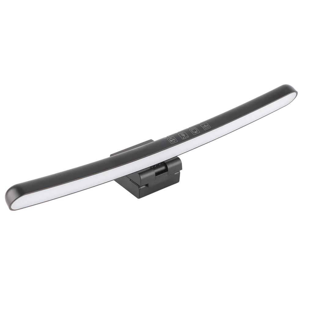 Computer Monitor Lamp 5V 1A Asymmetric Optical Touch Dimming Screen Monitor Light Bar with 7 Color RGB for Curved Screen