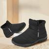 Winter New Men's Snow Boots Warm Cotton Shoes Waterproof Men's Boots Fluffy Ankle Boots Zip Platform Men Shoes Plus Size Botines