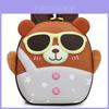 Cartoon Sunglasses Bear Childrens School Backpack With Lightweight Nylon For Kindergarten Kids