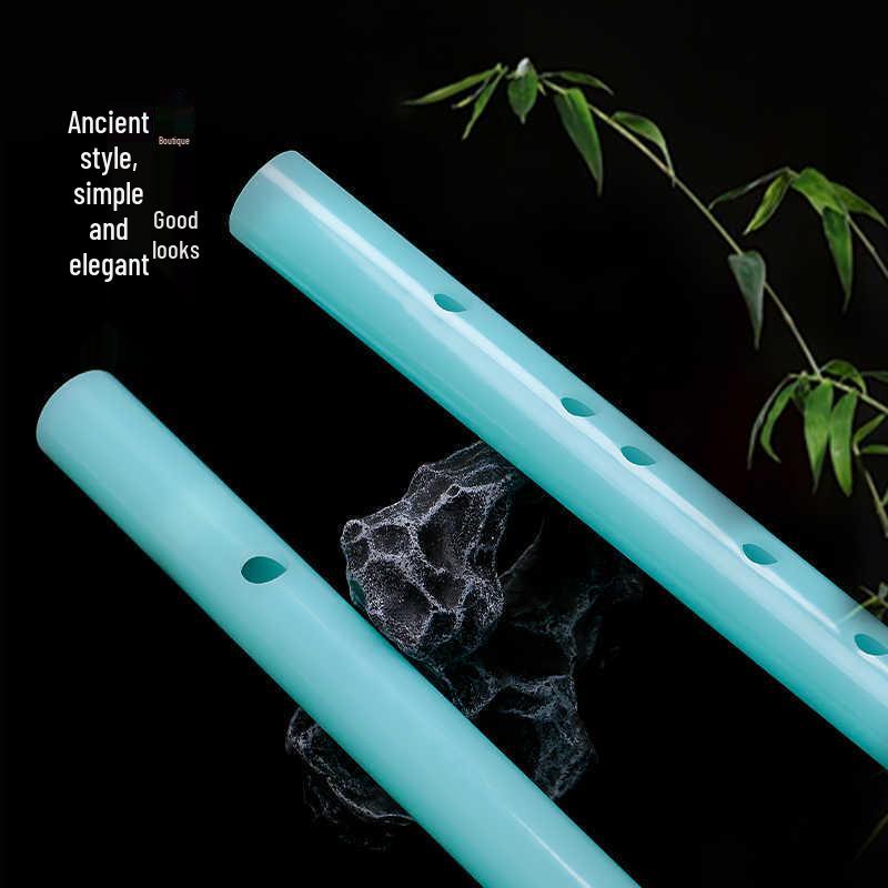 Beginner's Jade-Style Resin Flute: Drop-Resistant, Membrane-Free Transverse Flute with Tutorial