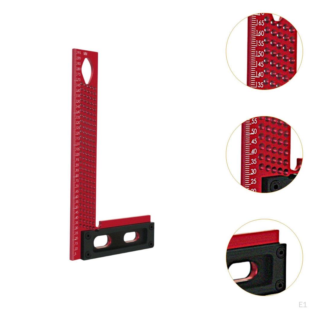 Hole Ruler Marking Woodworking Carpenter Scriber Tool,Wear