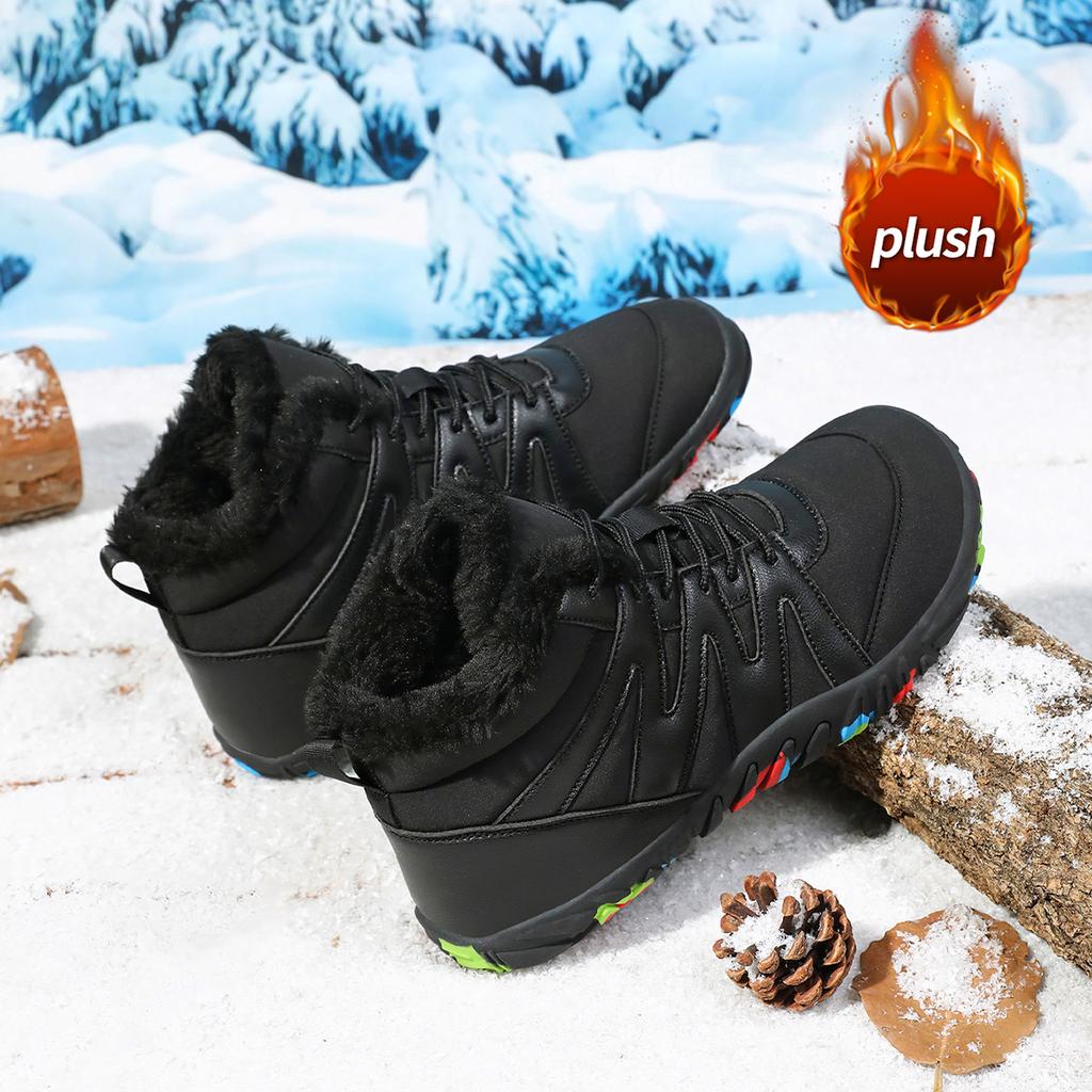 TUINANLE Women Boots Winter Shoes Woman Warm Snow Boots Ankle Boots for Female Winter Shoes Plush Booties