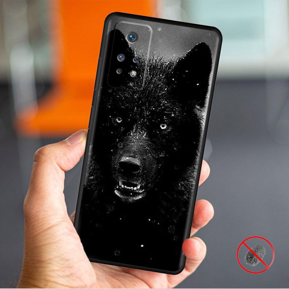 Official For Xiaomi Redmi Note K40 9T 7 10 9C 9 8 9S 9A 11 Pro K40S 10C 8T Celulares Fundas Beast Lion Wolf