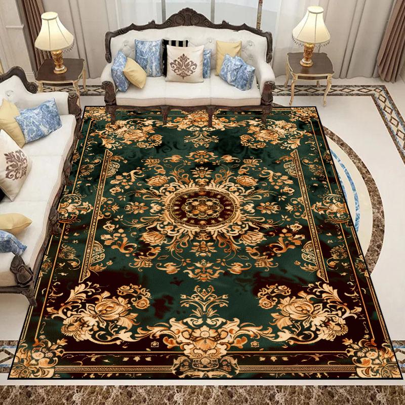 Persischer Luxusteppich für Wohnzimmer Heimdekoration Teppiche Rutschfest Schlafzimmer Ankleidezimmer Lounge Teppiche Anpassbare Couchtischmatte