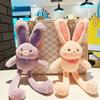 Adorable Rabbit Plush Keychain With Pullout Ears And Legs