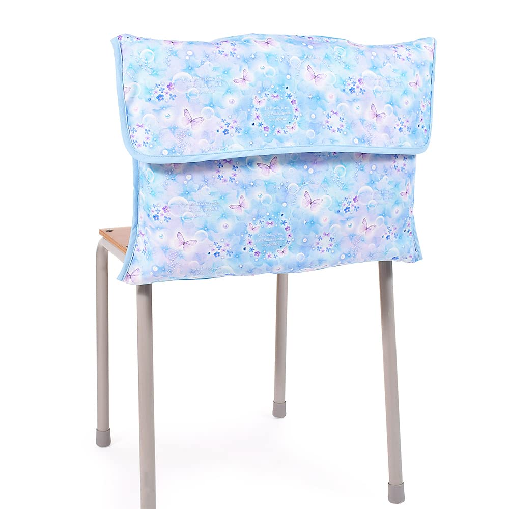 COLORFUL CANDY STYLE Disaster Prevention Hood Cover for Girls, Elementary School Students, Backrest, Cushion, Stylish, Moonlight Butterfly N4736300