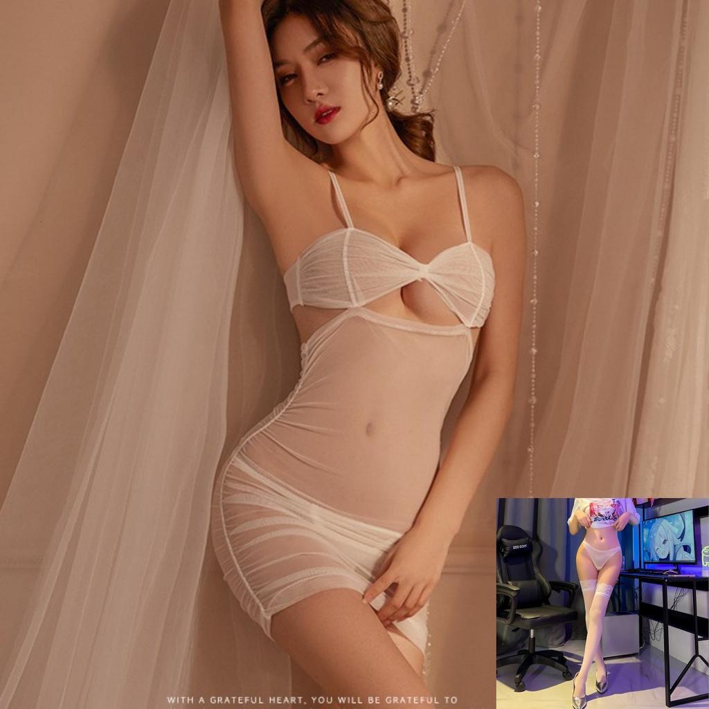 Sex Underwear Sexy Mesh Perspective Temptation Hollow Small Chest Backless Suit