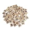 100pcs Diy Wooden Block Letter Alphabet Digital Puzzle For Home Wedding Party Christmas Decorations