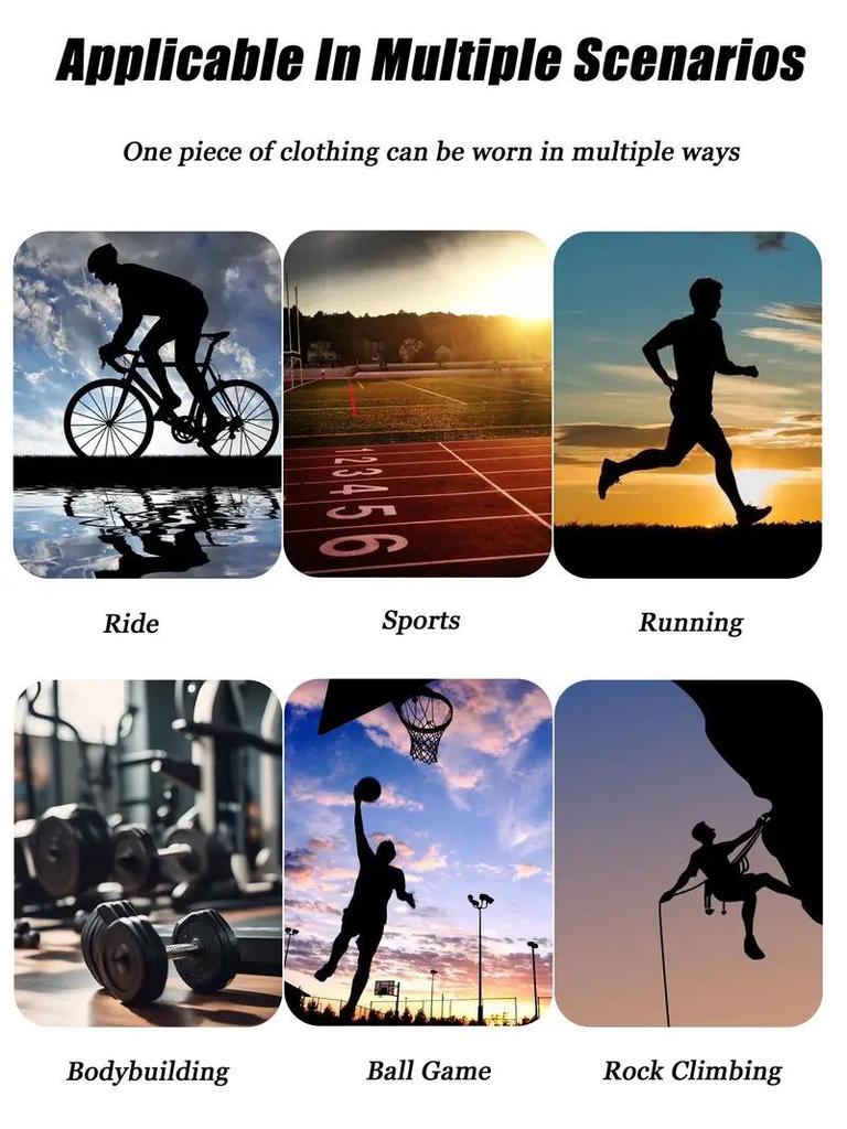 Men's 2025 Summer Outdoor Sports Long Sleeve Tight Fit Running & Cycling Set