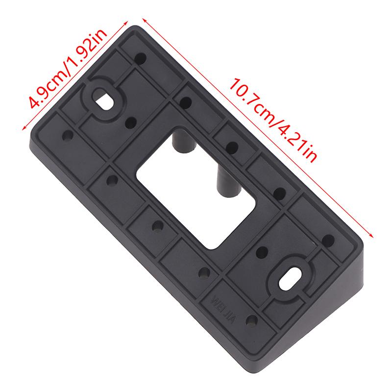 

1PC Doorbell Mounting Stand Video Doorbell Mount Wall Mounted Avoid Drilling Doorbell Bracket For Houses Apartments Office чёрный