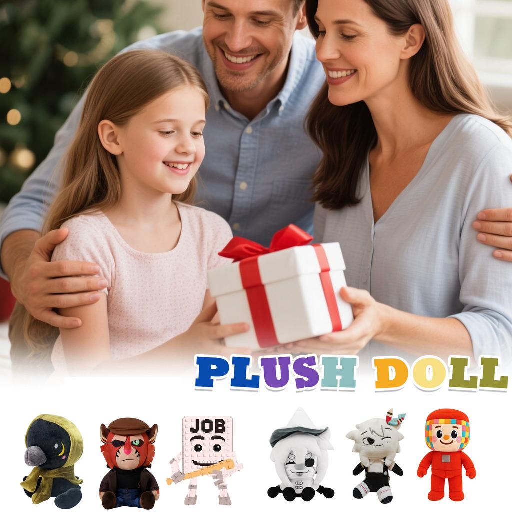 Plush Doll, Toy Gift, Cartoon , Children's Rag Doll, Children's Gift Pillow