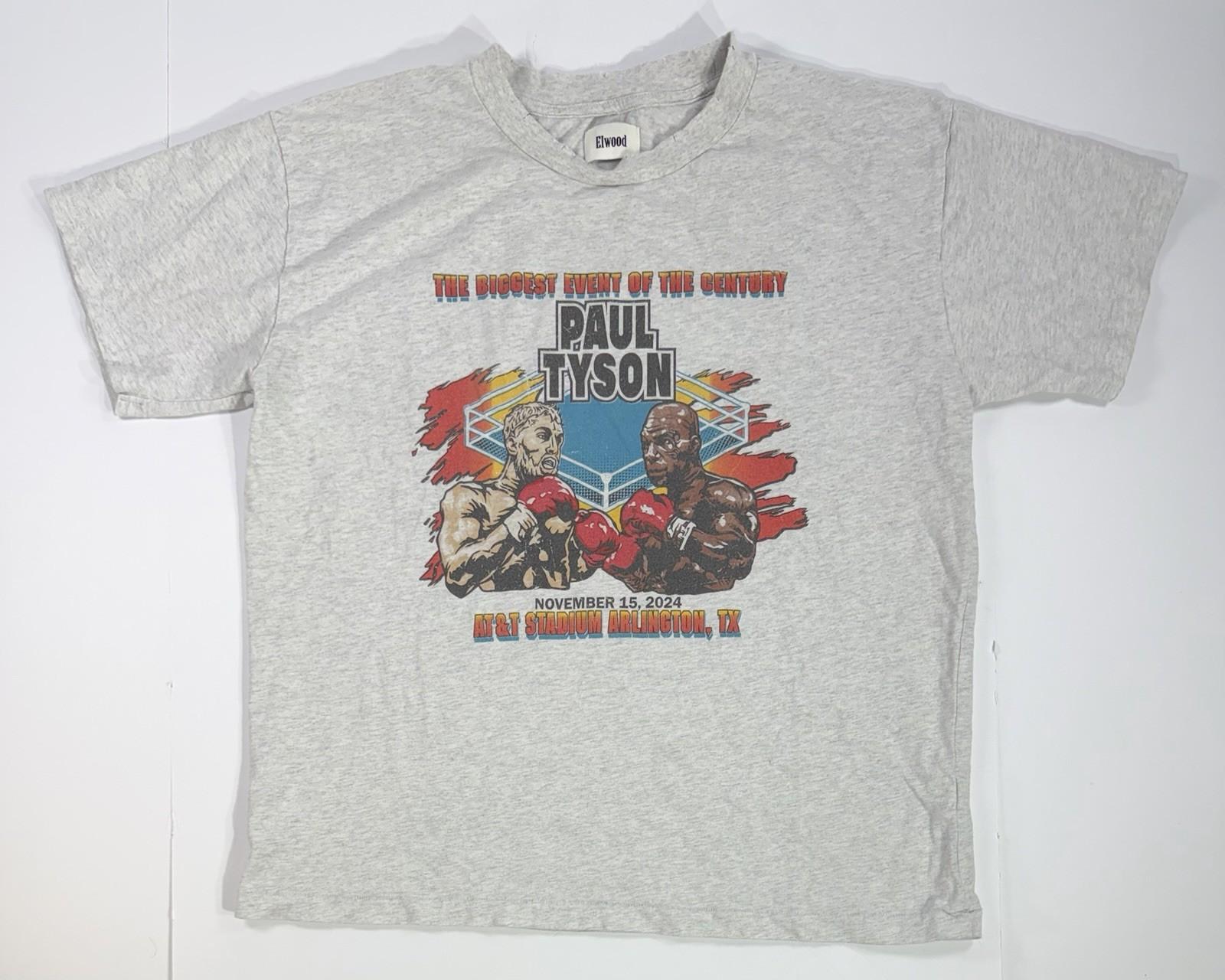 Jake Paul vs Mike Tyson Boxing Event Small 2024 AT&T Stadium Elwood Unisex T-Shirt S