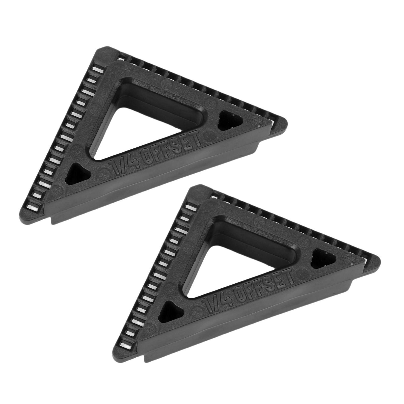 

2 шт. Инструмент для вскрытия дверных и оконных коробок, пластик, черный, 316 дюймов, 14 дюймов, инструменты для деревообработки