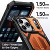 For iPhone 17 Pro Magnetic Case TPU + PC Kickstand Phone Cover Drop Protection