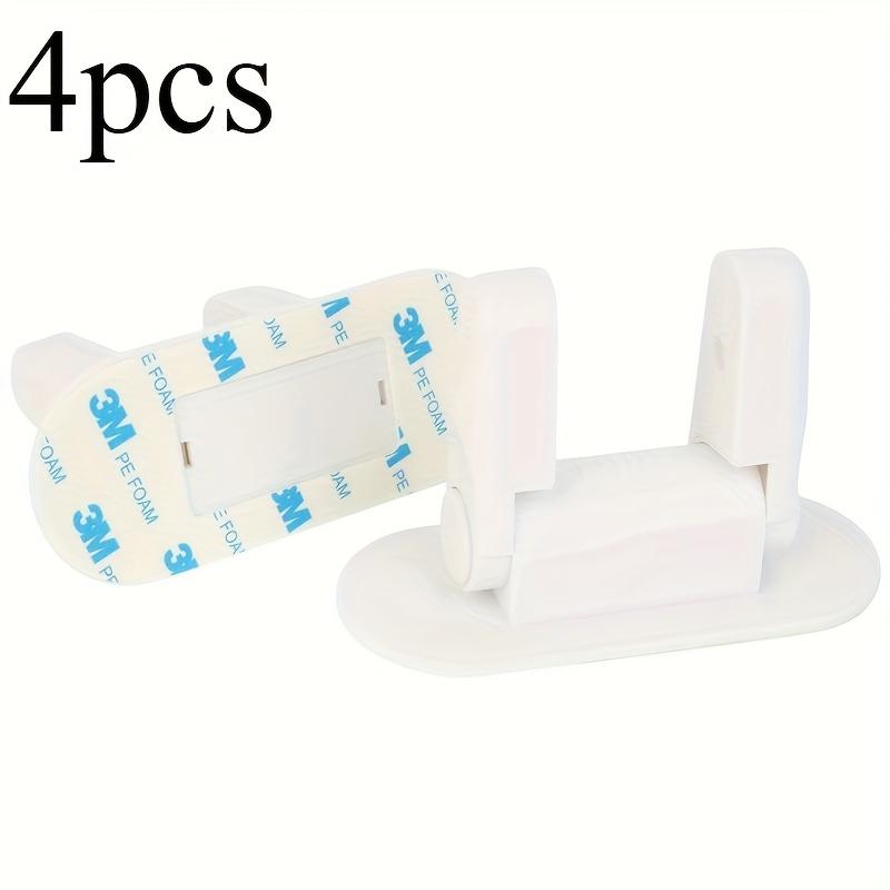 1/2/4 Stück Kindersicherer Türgriff-Schloss - Einfache Montage, Klebstoff ohne Beschädigung, Multifunktionales PVC-Sicherheitsgerät mit mattem Finish