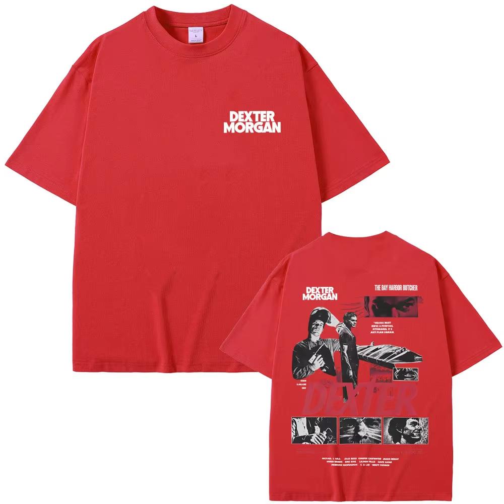 Dexter Morgan Der Bay Harbour Metzger T-Shirt Herren Damen Kleidung Freizeit Baumwolle Vintage T-Shirts Männlich Übergroßes T-Shirt
