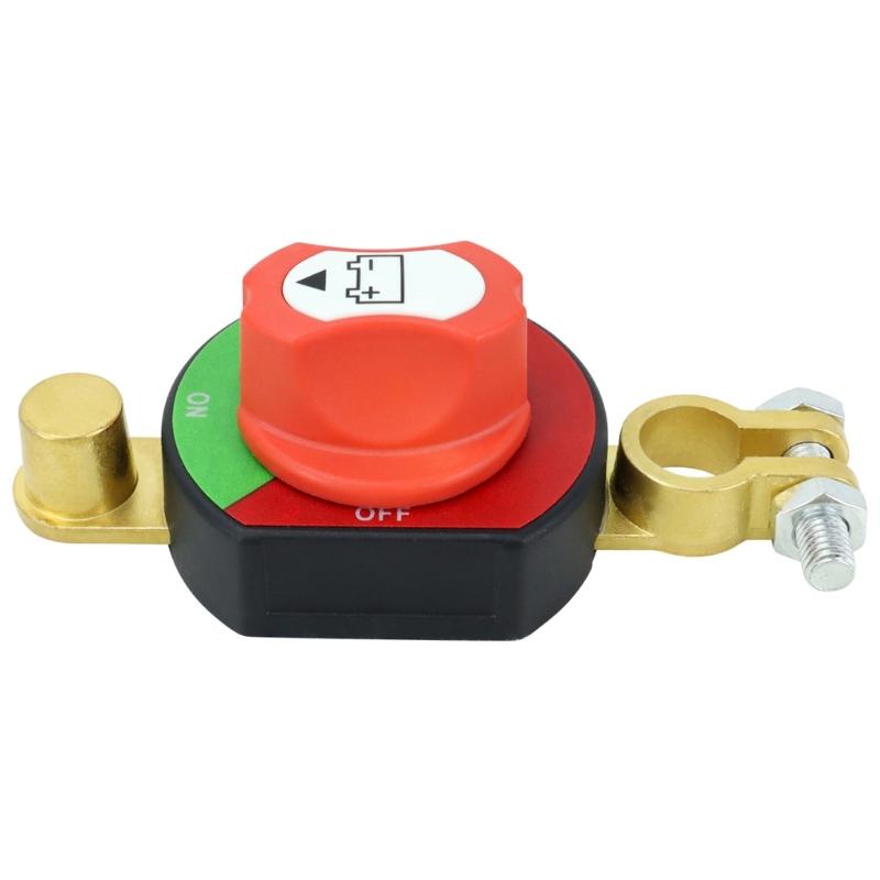 High Conductivity Brass Battery Disconnect Switches For Car Campers Easy Installation Top Post Battery Isolator Switches