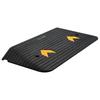 Upgraded Rubber Threshold Ramp, 3" Rise Door Ramp with 1 Channel, Natural Rubber Car Ramp with Non-Slip Textured Surface, 33069 lbs Load Capacity Curb